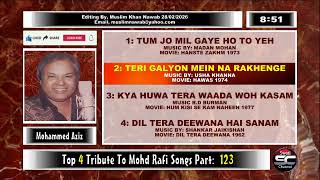 Download lagu Top 4 Mohd Aziz Tribute To Mohd Rafi Songs Part, 123 mp3
