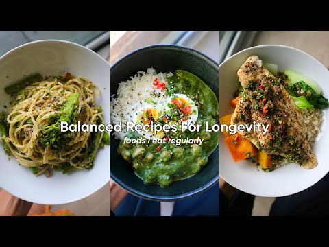 Balanced Recipes For Longevity // everyday kitchen staples