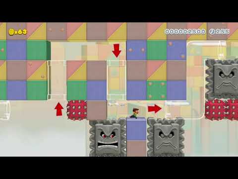 Super Mario Maker 2 - Le Thwomp Circus by 7h0m - No Commentary