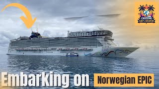 Norwegian Epic Embarkation Day cruise vlog 1 of 7