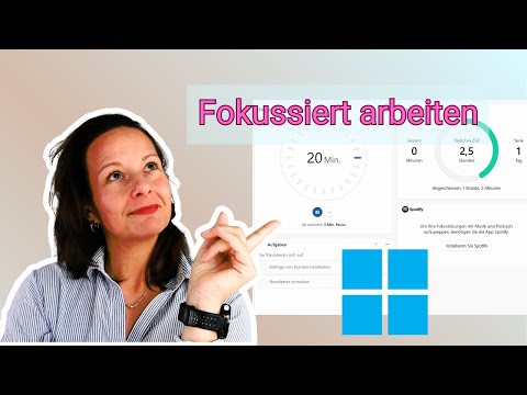 Focus Sitzung mit Windows 11|Tutorial