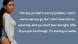 Jhené Aiko - The Pressure (lyrics)