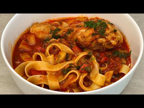 Delicious pasta with chicken | Recipe from a Michelin-starred Italian chef