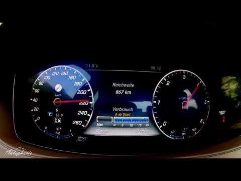 2018 Mercedes-Benz S 350d (286 PS): Beschleunigung 0 - 260 km/h - Autophorie