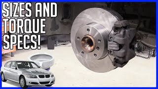 Replace Front Brake Pads and Rotors BMW 328