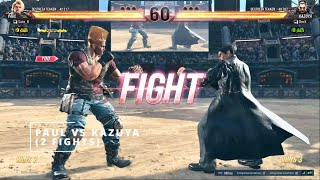 Paul vs Kazuya - Tekken 8 replays
