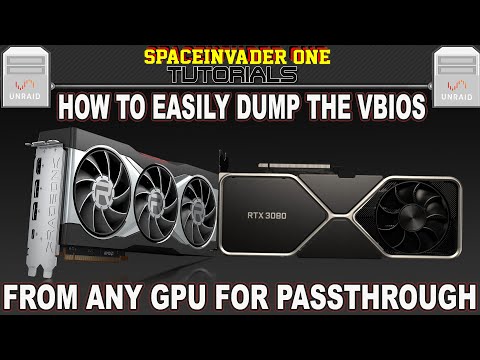 Part of a video titled How to Easily Dump the vBios from any GPU for Passthrough - YouTube