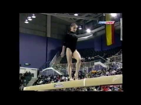 Andreea RADUCAN (ROM) beam - 2000 World Cup final