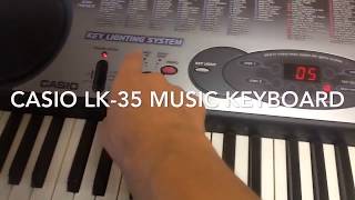 Video thumbnail for Casio LK-35 Music Keyboard - 61 Key Lighting System Piano by MR. SILVARADO