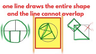 one line draws the entire shape and the line cannot overlap | is there an answer to this question?