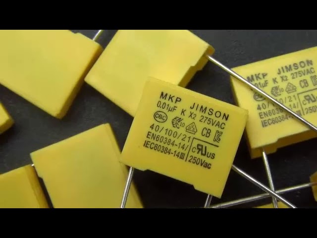 Vídeo relacionado con Innfeeltech 8 unidades Condensadores de seguridad 0,47uF X2 Supresión de condensadores de interferencia de modo diferencial 18 * 16 * 10mm, Pitch P 65/65mm 275V