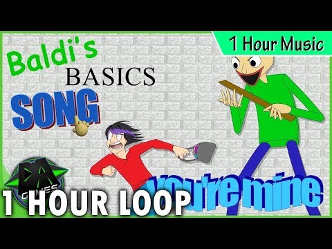 BALDI'S BASICS SONG (YOU'RE MINE) | LYRIC VIDEO | DAGames [1 HOUR LOOP]