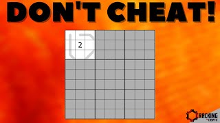 Don't CHEAT To Solve This Puzzle!