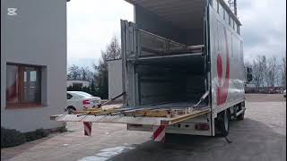 Renault MIDLUM Dwu piętrowy kontener z hydraulicznie podnoszonym dachem Isotherm LKW | Bild 4 - Autoline