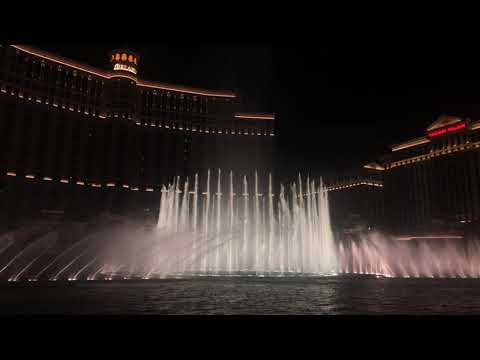 Fountains of Bellagio - “BTS Dynamite/Butter” (Night) 4K