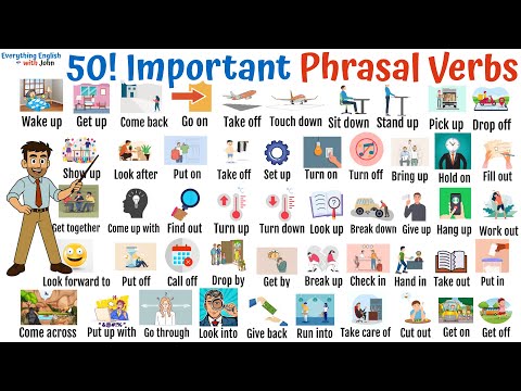 50 IMPORTANT Phrasal Verbs to Be Fluent in English - English Speaking Practice