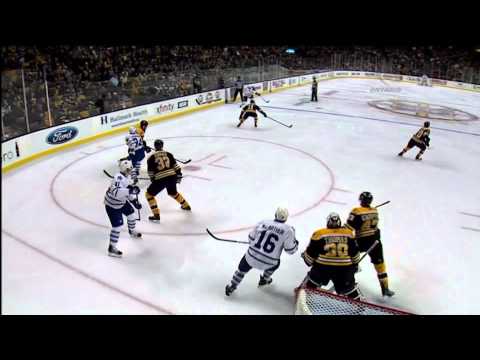 Grabovski Goal - Leafs 2 vs Bruins 1 - Feb 15th 2011 (HD)