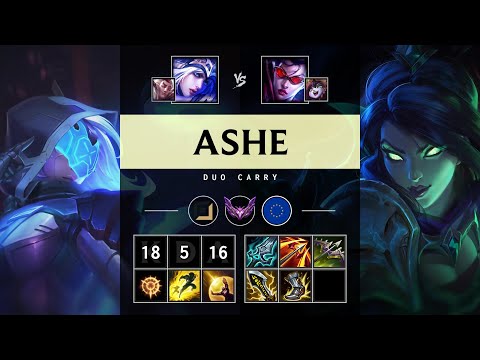 Ashe ADC vs Vayne: Dominating - EUW Master Patch 14.18