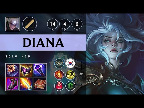 Diana Mid vs Akali - KR Challenger Patch 25.11