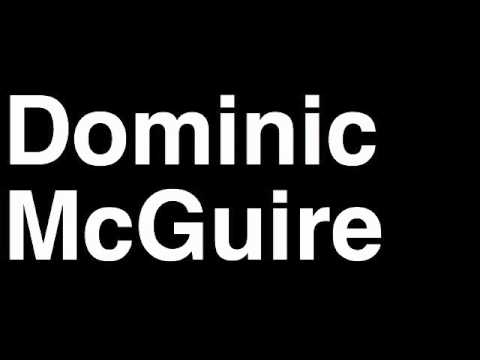 How to Pronounce Dominic McGuire Golden State Warriors NBA Basketball Player Runforthecube