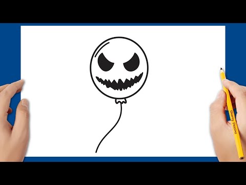 Comment dessiner un ballon d'Halloween étape par étape