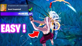 Hit opponents with a melee weapon Fortnite - light Chakra Quests