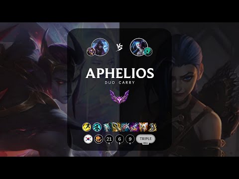 Aphelios ADC vs Jinx - KR Master Patch 13.6