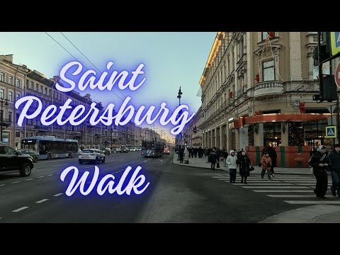 Saint Petersburg Russia City Walk 🇷🇺 | Nevsky Prospect & Historic Streets | 4K