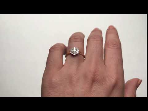 Constance Edwardian Diamond Daisy Cluster Engagement Ring