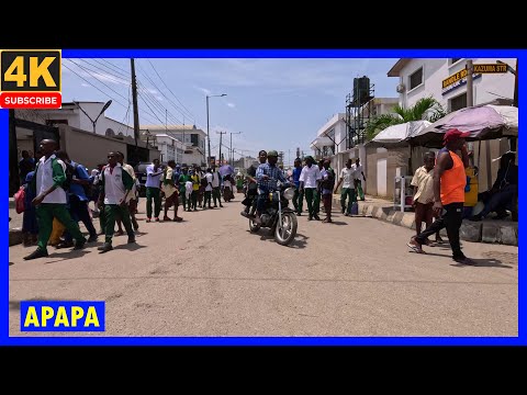 🇳🇬APAPA 4K WALKING TOUR-LAGOS-NIGERIA