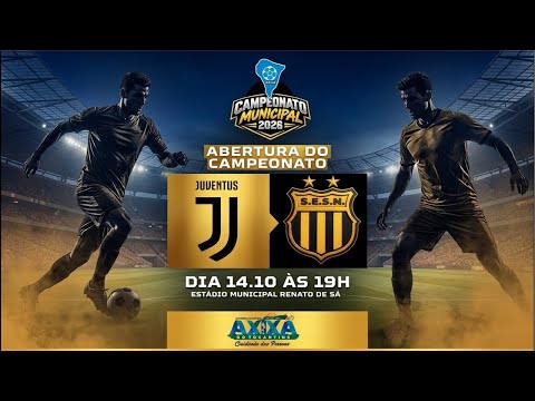 1° tempo - Juventus x SESN - Campeonato Municipal de Axixá | Jogo de abertura