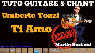 Tuto guitare chant  Ti Amo unberto Tozzi