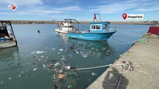 Zonguldak Sahilinde Çöp Tepkisi