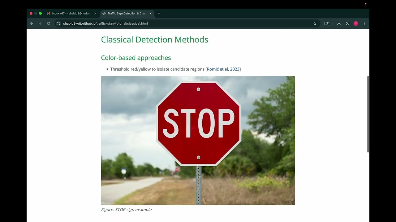 Traffic Sign Detection and Classification | Project 01 – CS 663