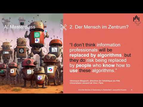 Keynote by Dr. Jacqueline Kucera at DINAcon – AI in the service of democracy
