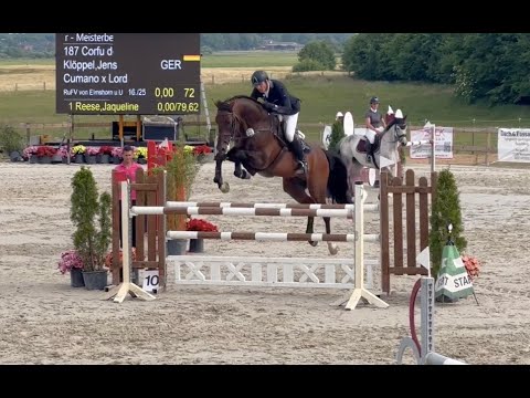 Corfu de la Vie v. Cumano und Jens Klöppel - Platz vier Springprüfung Kl. M*
