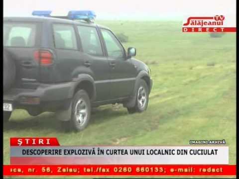 DESCOPERIRE EXPLOZIVĂ ÎN CURTEA UNUI LOCALNIC DIN CUCIULAT