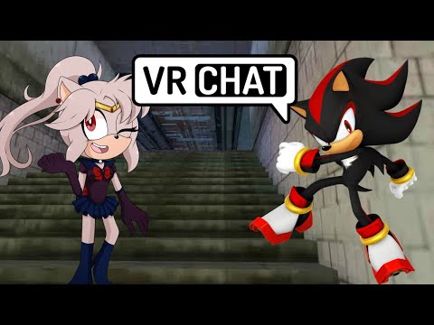 A CALMER EDGELORD?? Sailor Peace Meets Edgy Shadow at a Quiet City - VRChat