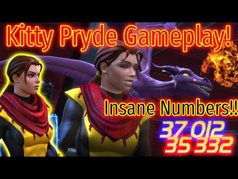 5 Star Kitty Pryde Act 7 Gameplay Crazy Utility/Damage! Very Fun To Use| Marvel Contest Of Champions