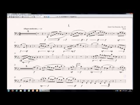 [PLAY ALONG] Tuba Sonata, Op. 43 - I. Allegro moderato