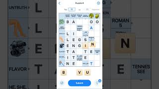 Puzzle 4 #crosswordmaster#crosswordpuzzle#crosswords#puzzle#puzzlegame