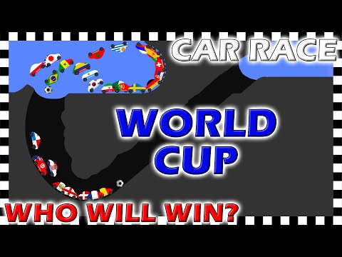 Country Cars Season 2 Fifa World Cup 2018 Russia Rerun - Who Will Win? - Algodoo