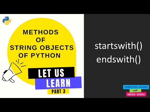 Python String Object Methods Part 3python Beginnerscomputer Science083cbse Class 11 And 12