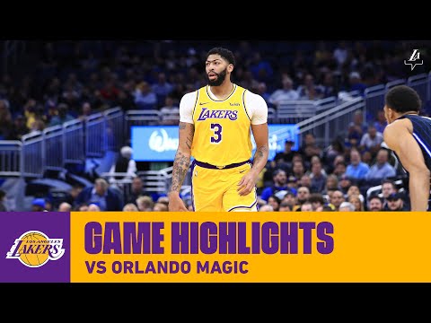 HIGHLIGHTS | Anthony Davis (16 pts, 12 reb, 6 ast) vs. Orlando Magic
