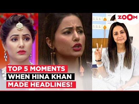 Hina Khan's TOP 5 headline-making moments: From QUITTING Yeh Rishta Kya Kehlata Hai to cancer news
