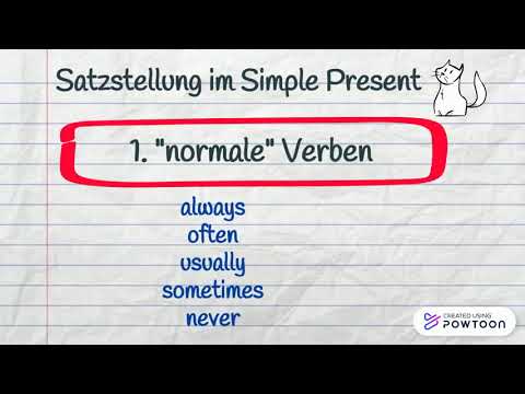 Satzstellung - Adverbs of frequency