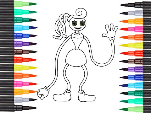 Mommy Long Legs Coloring Pages ( Poppy Playtime ) Syn Cole - Need Ya [NCS Release]