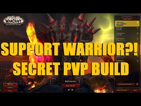 Secret "Support Warrior" PvP Build (Winning 2v2 at 175 iLvl) - WoW Shadowlands 9.0 PvP