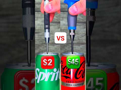 $2 vs $45 : Automatic center punch test - Stop drill bit walking #shorts