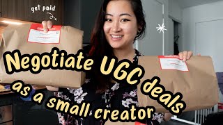 How To Negotiate UGC Brand Deals as a Small Creator